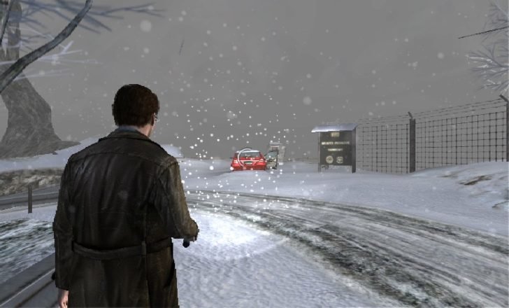 Silent Hill: Shattered Memories - verschneite Straße