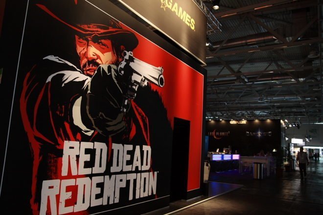Red Dead Redemption auf der Gamescom 2009, Foto: Frederic Schneider