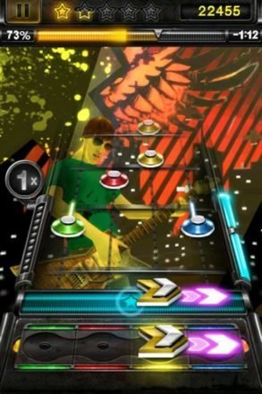 Guitar Hero iPhone - Screenshot