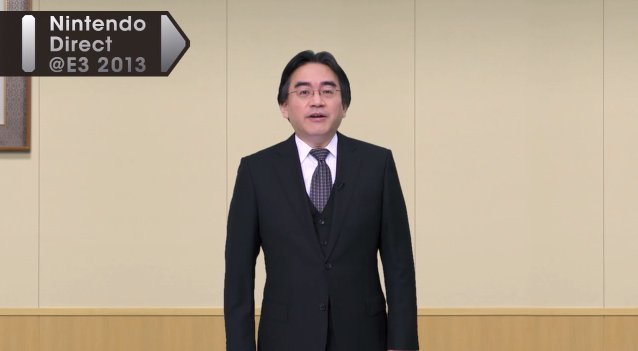 Satoru Iwata in einem Nintendo Direct