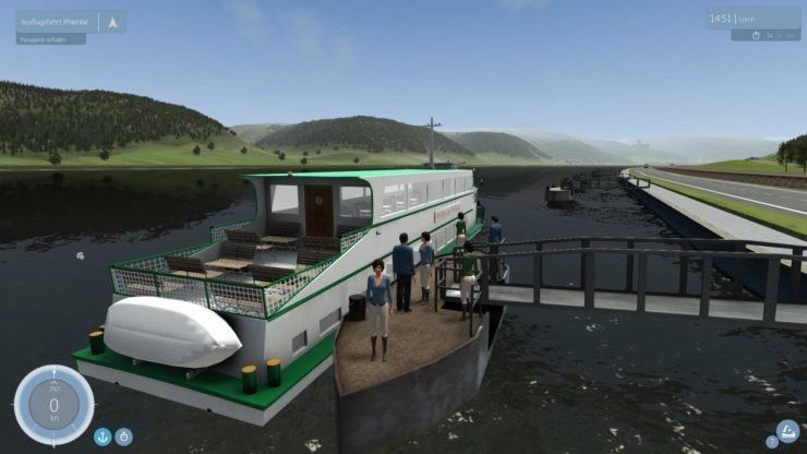 Schiff-Simulator 2012 - Binnenschifffahrt - Ausflugsfahrt Rheintal