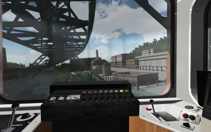 Schwebebahn-Simulator - Screenshot