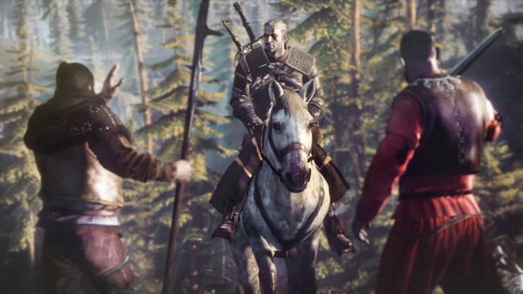 The Witcher 3 - Wachen in Hindarsfjall nähern sich Geralt