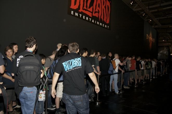 Blizzard-Stand auf der Gamescom 2009, Foto: Frederic Schneider