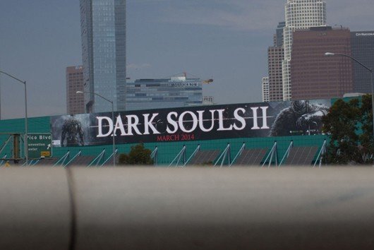 Dark-Souls-2-Werbebande auf dem LA Convention Center