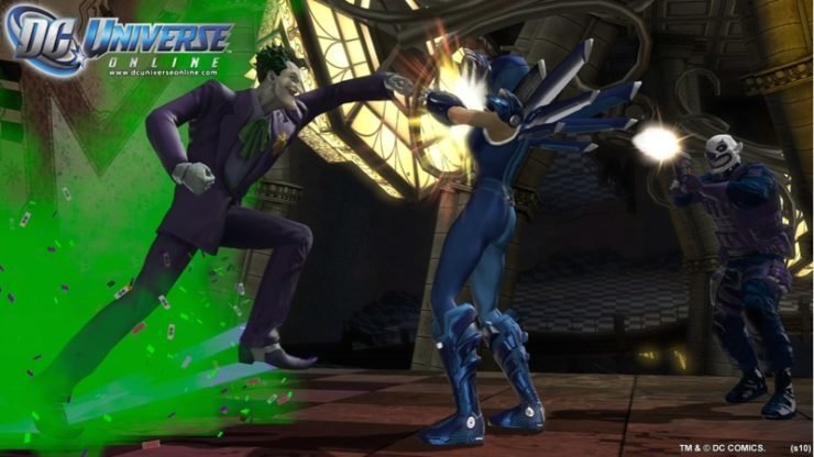 DC Universe Online - Screenshot zeigt Joker im Funhouse