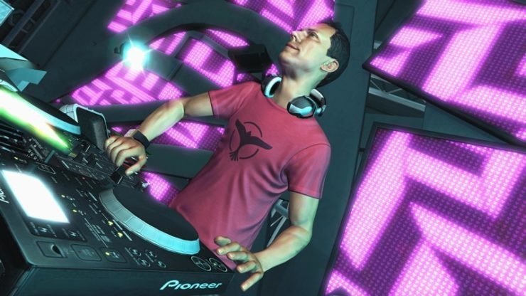 DJ Hero 2 - Screenshot mit DJ Tiesto