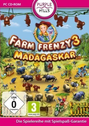 Farm Frenzy 3: Madagaskar - Cover PC