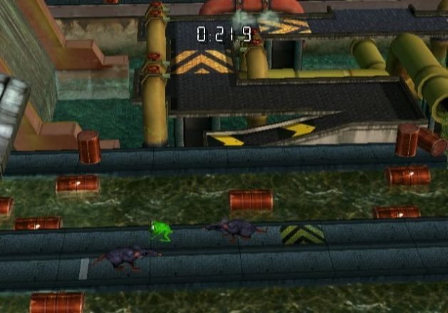 Frogger Returns - WiiWare - Level 3 Abwasserkanal