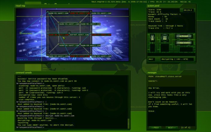 Hacker Evolution: Untold - Screenshot