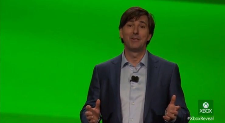 Don Mattrick auf dem Xbox Reveal Event