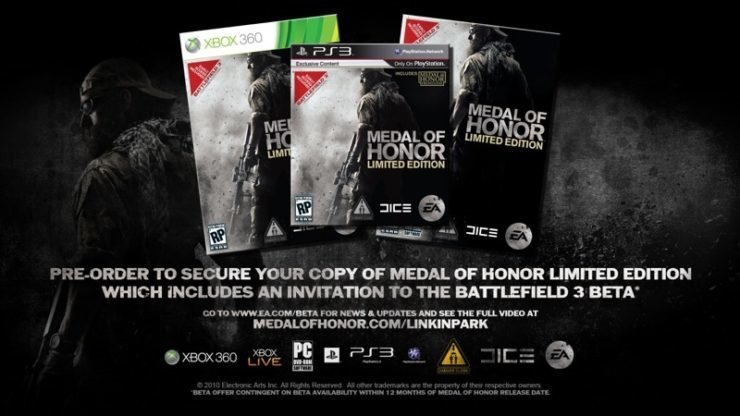 Medal of Honor - Käufer der Tier-1- und Limited Edition erhalten Beta zu BF3