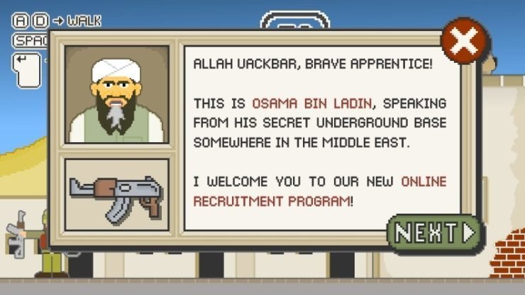 Mujahedin - Flashgame - Screenshot