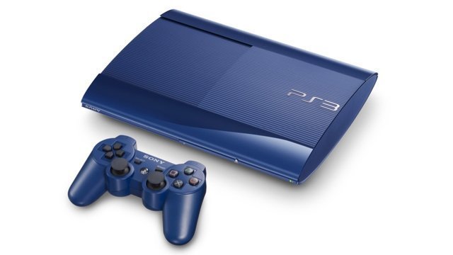 PlayStation 3 Super-Slim Azur-Blau