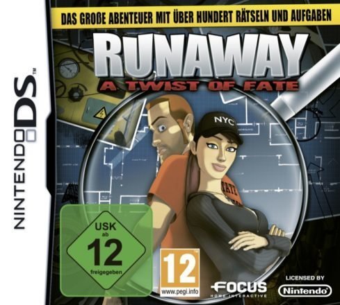 Runaway: A Twist of Fate - Cover NDS