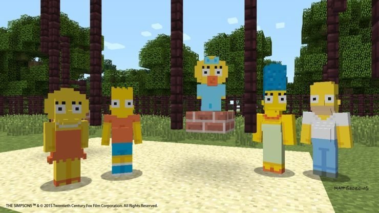 Simpsons-Skins für Minecraft