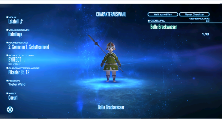 Final Fantasy 14: Screenshot Charakter Bolle Brackwasser