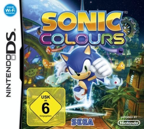 Sonic Colours - Cover NDS