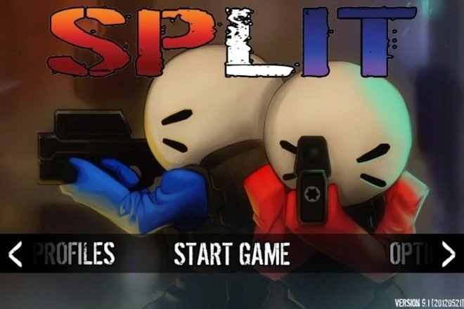 Split! - Startbildschirm
