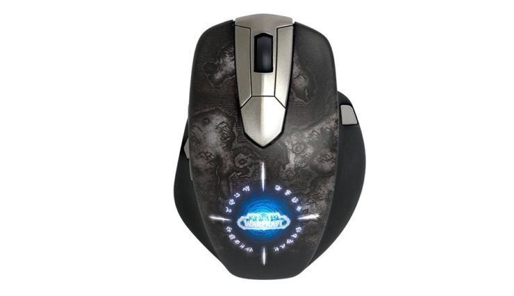 SteelSeries Wireless MMO Mouse mit World of WarCraft Branding