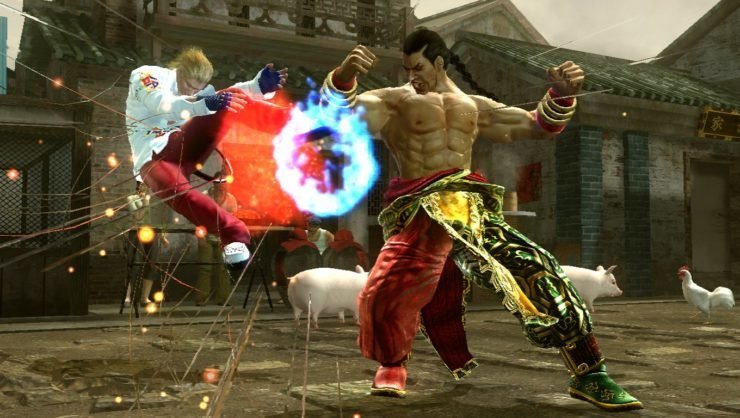 Tekken 6 - Feng Wei donnert Steve Fox eine