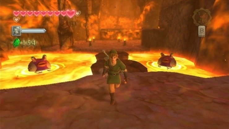 The Legend of Zelda: Skyward Sword - Lavawelt